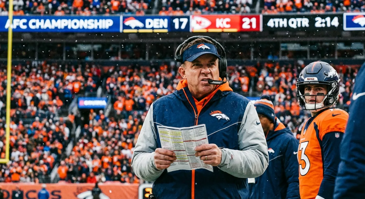 Sean Payton calling plays on the sideline