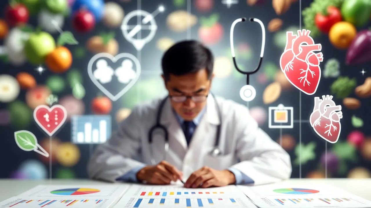 Comparison of sunflower oil, olive oil, and butter with scientific charts in background