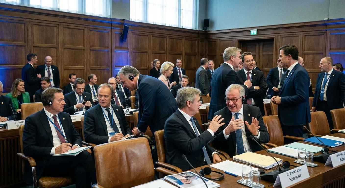 European leaders and diplomats in discussion at Munich Security Conference