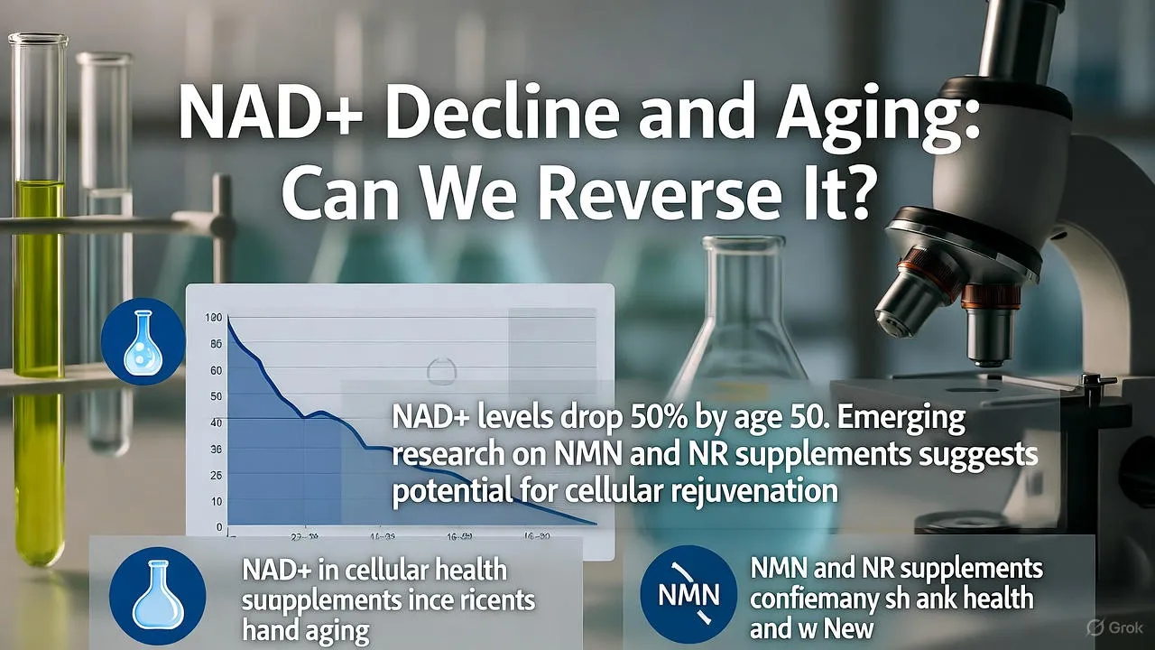 Molecular visualization of NAD+ structure with cellular mitochondria in background