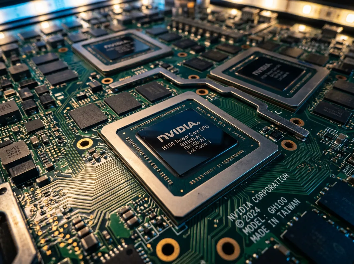 NVIDIA GPU chips used for artificial intelligence computing