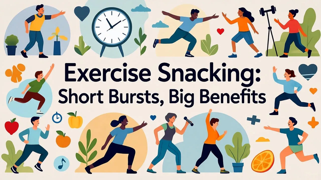 Person doing a quick exercise break at their standing desk during the workday