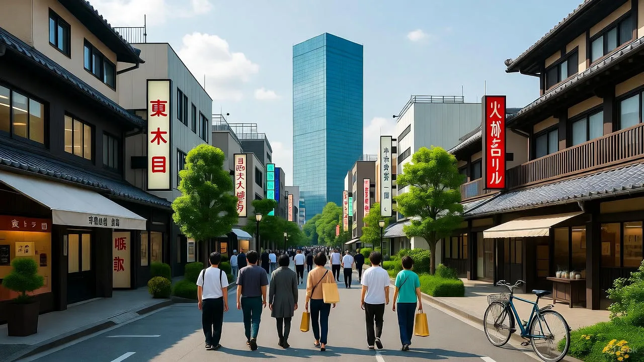 Elderly Japanese citizens outnumbering young people in Tokyo shopping district