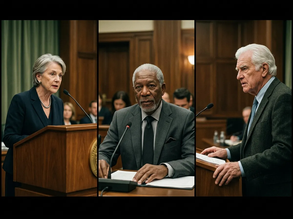 Three distinguished former Federal Reserve chairs at a formal joint appearance