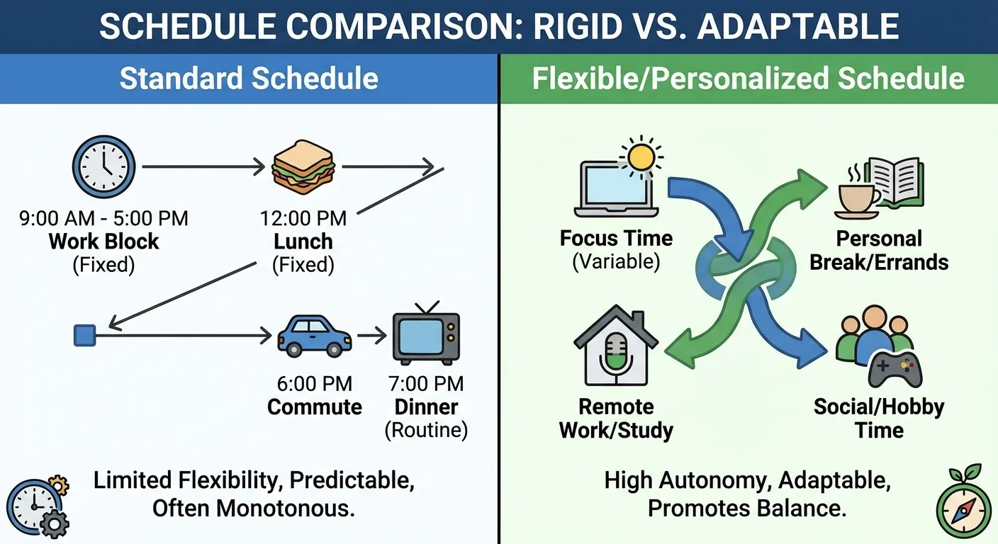 Comparison of standard eating patterns versus shift-worker adapted patterns with practical strategies