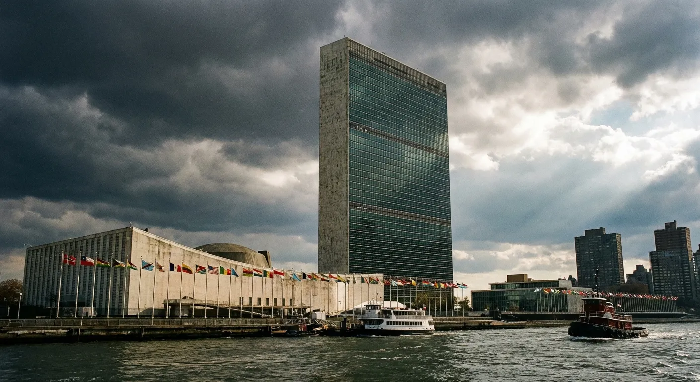 United Nations headquarters building in New York