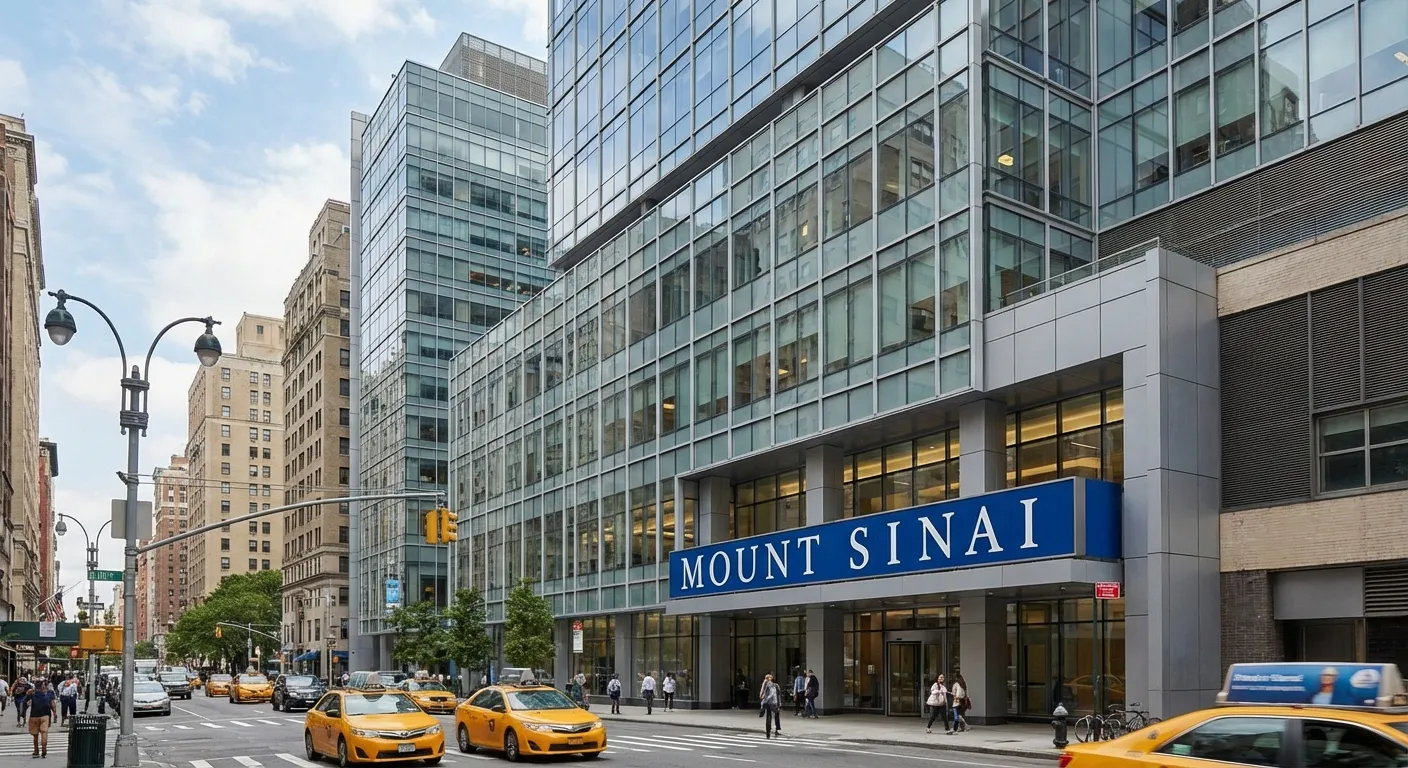 Mount Sinai Hospital exterior in New York City