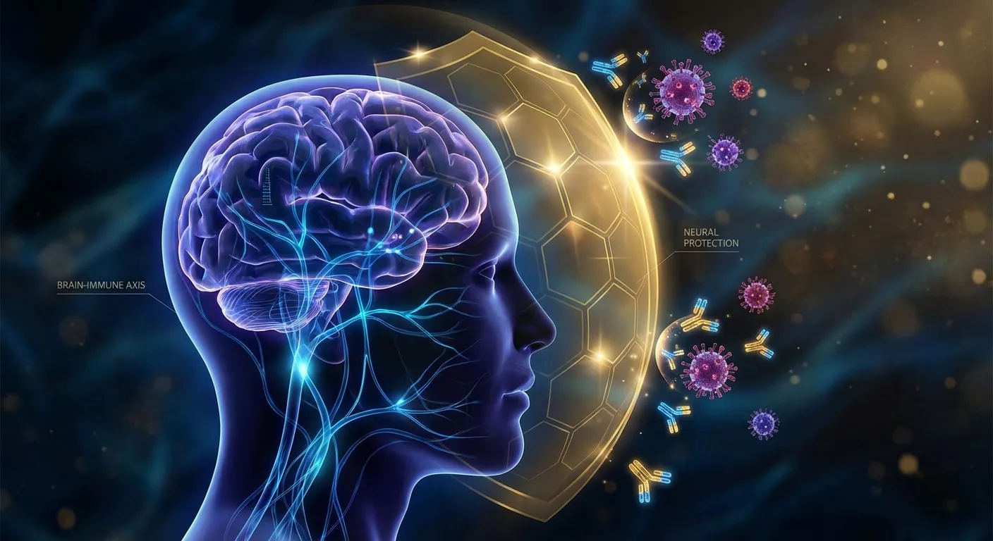 Scientific visualization of neural pathways and vaccine protection against neurodegeneration