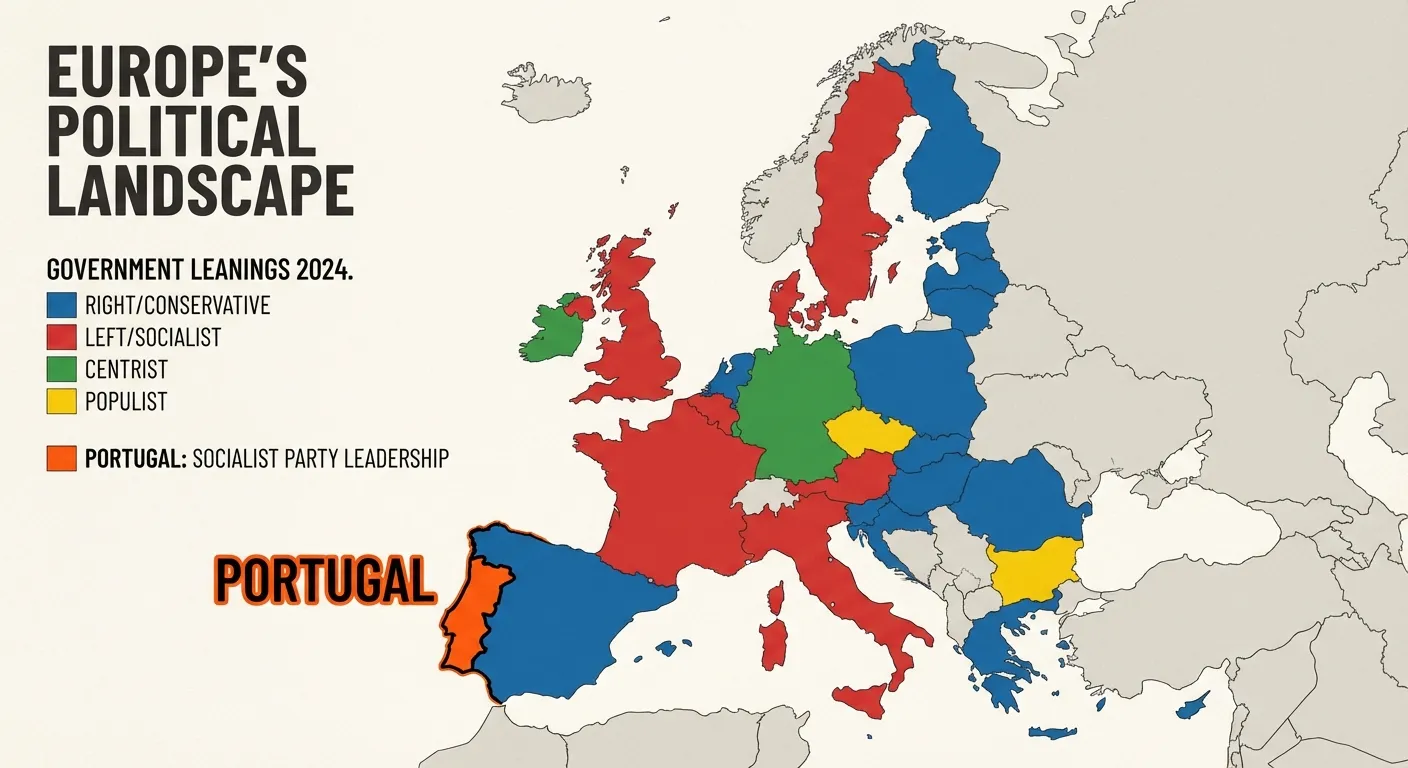 European political map showing election results and shifting alliances