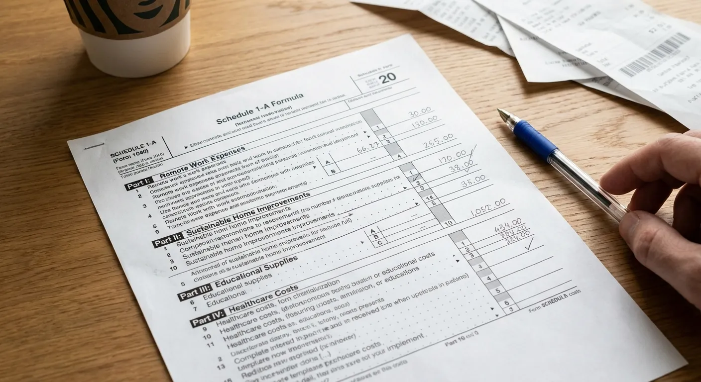 New Schedule 1-A tax form for 2026 deductions