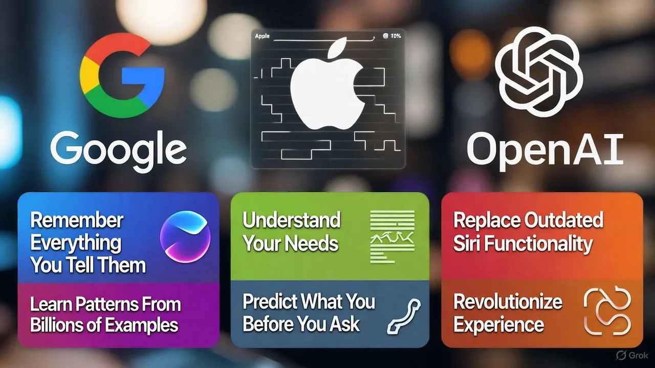 Smartphone screen showing AI assistant interface with personalized recommendations