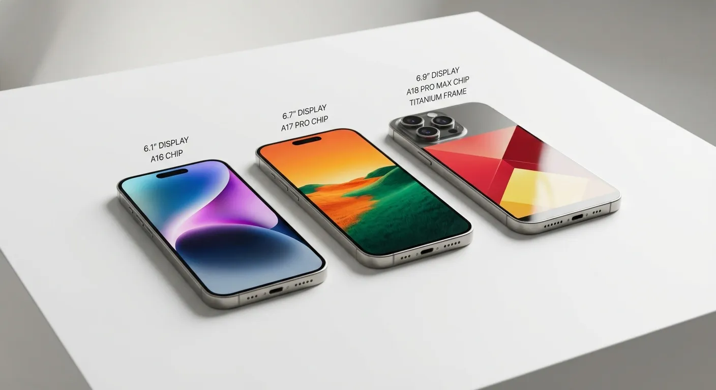 Three Samsung Galaxy S26 models displayed side by side on a minimalist surface