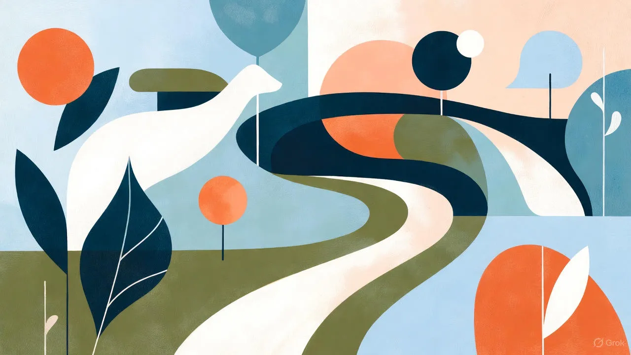 Couple comfortably occupying same space while doing separate activities