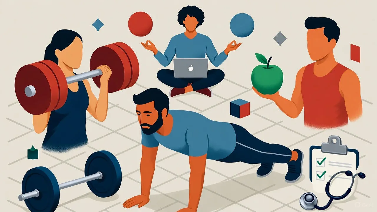 Athlete holding plank position demonstrating core isometric exercise with proper form