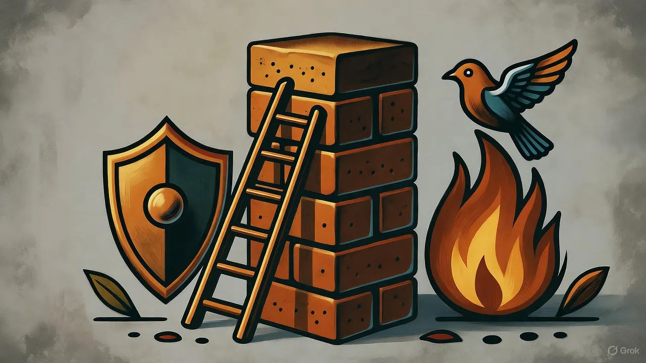 Person looking thoughtfully at a window in an office space, sunlight illuminating their contemplative expression